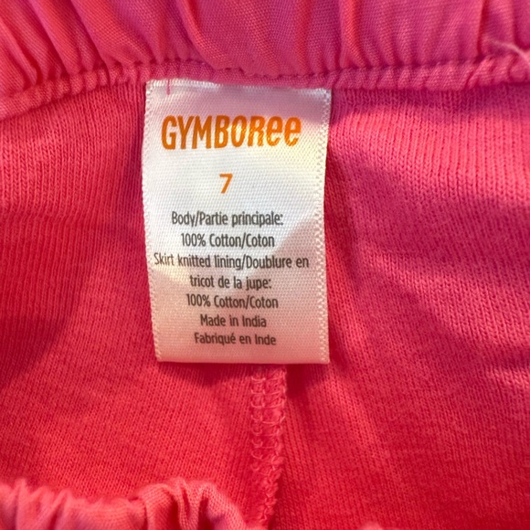 Gymboree Girls Rainbow Tiered Skort - Festive Fruit - Pink/size 7 - Picture 7 of 8